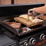 Heavy-Duty 4-Burner 36" Gas Griddle Station with Hard Cover
